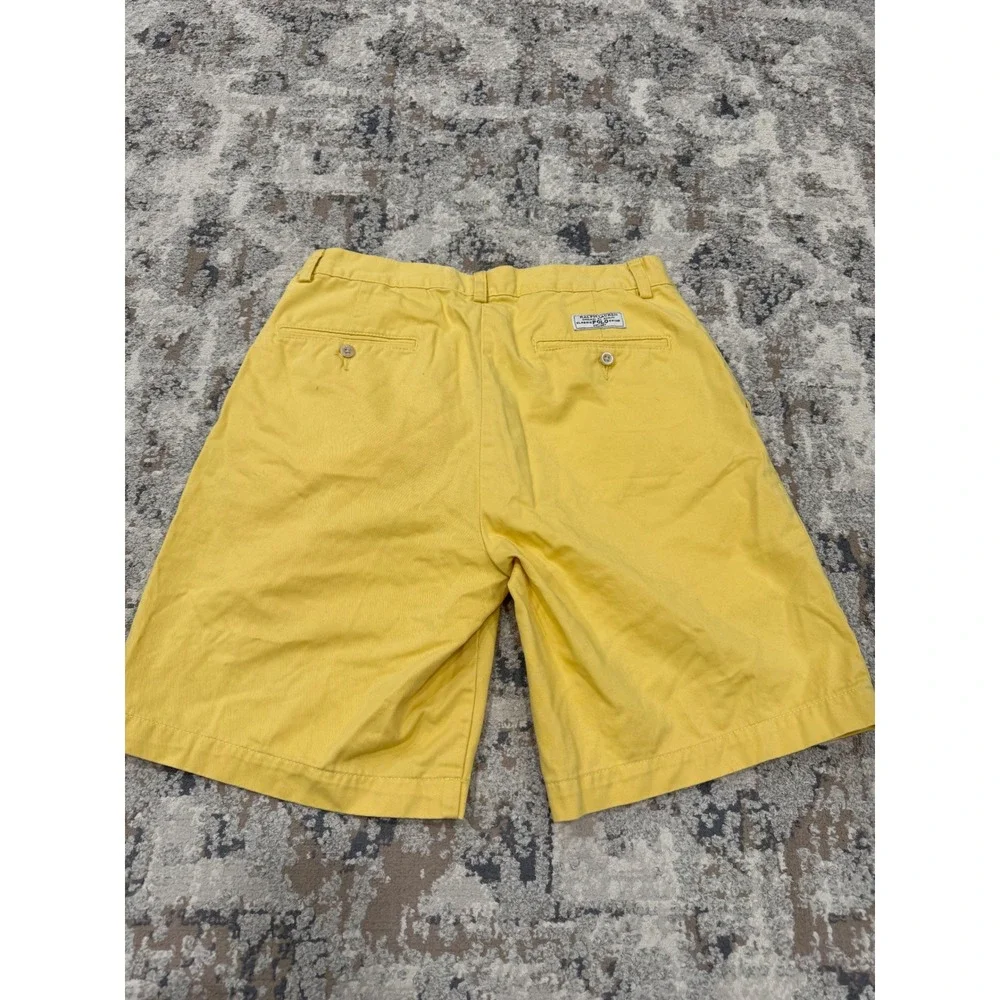 Polo Ralph Lauren Prospect Short Mens 31 Yellow Cotton Chino Twill